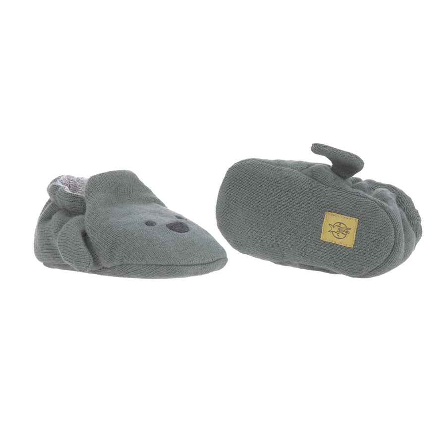 GOTS Little Chums Dog Baby Slippers - Lassig 