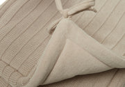 Cot/Park Bumper 30x180cm Pure knit Nougat - Jollein 
