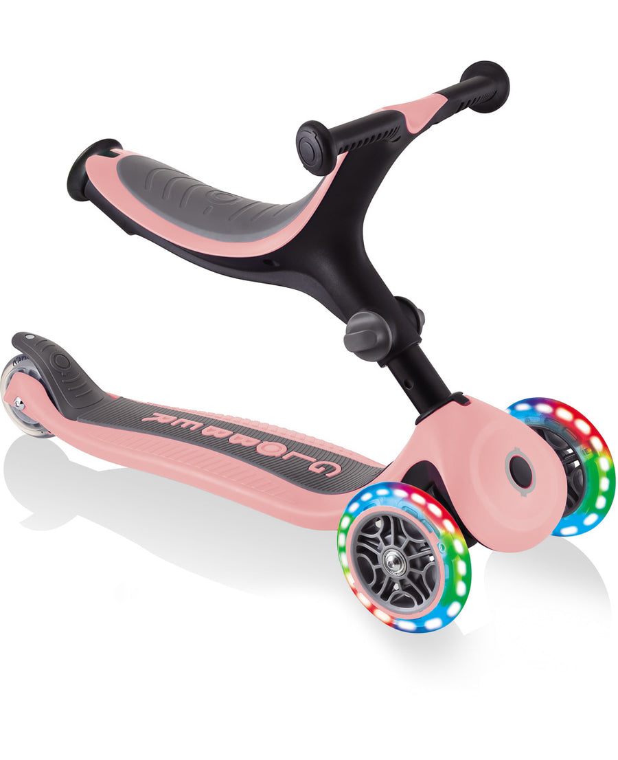 Go up Foldable Balance Bike / Scooter Plus Light Pink - Globber