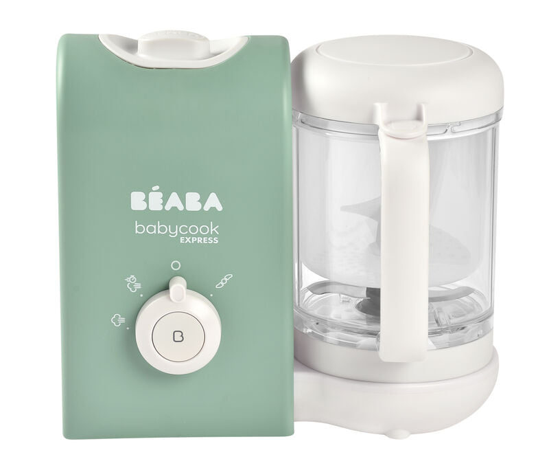 Babycook Express® food processor Sage Green - Beaba 