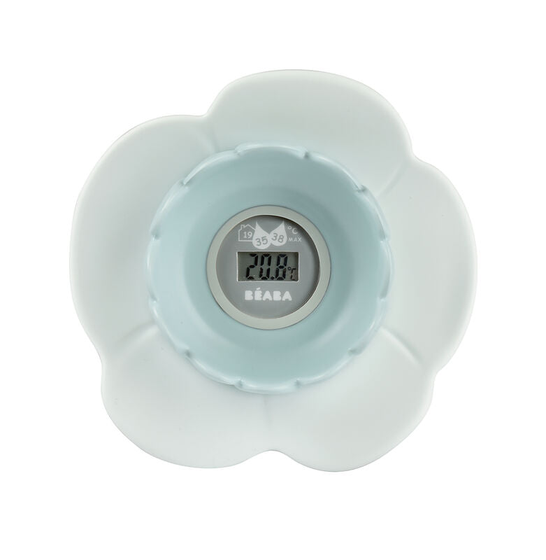 Lotus Green Blue bath thermometer - Beaba 