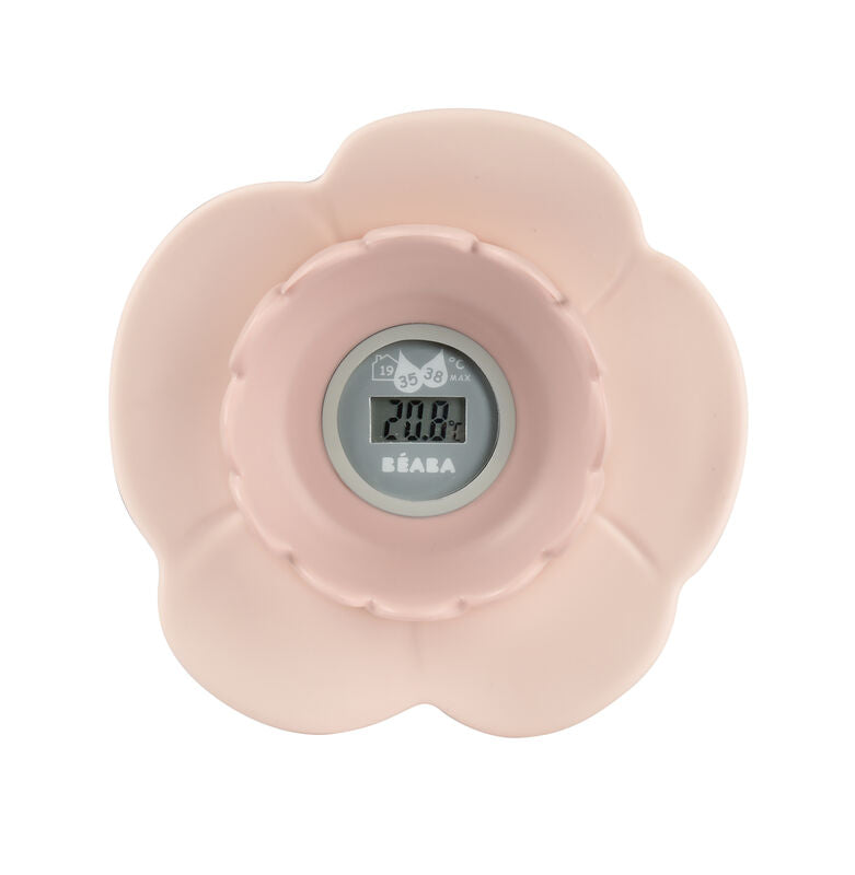 Thermomètre de bain Lotus Old Pink - Beaba