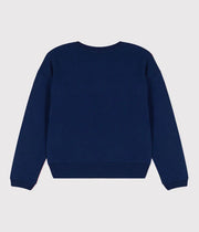 Women's Cotton Sweatshirt | Medieval Blue - Small Boat