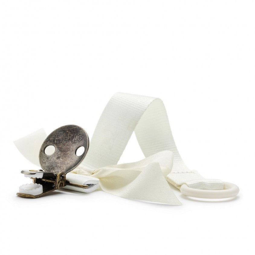 Vanilla White pacifier clip - Elodie Details 