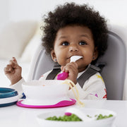 Stick &amp; Stay Pink Bowl - OXO TOT 
