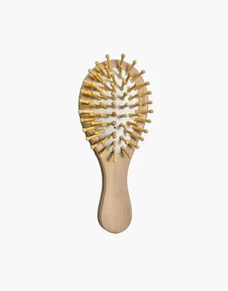 Natural wooden doll hairbrush - Minikane