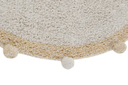 Tapis lavable Bubbly natural Honey - Lorena Canals