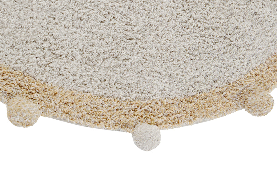 Tapis lavable Bubbly natural Honey - Lorena Canals