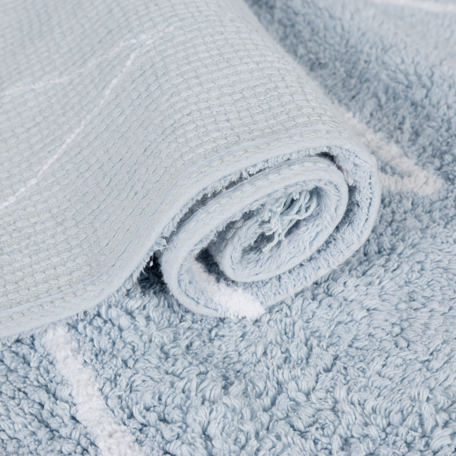 Hippy Soft Blue washable rug - Lorena Canals 