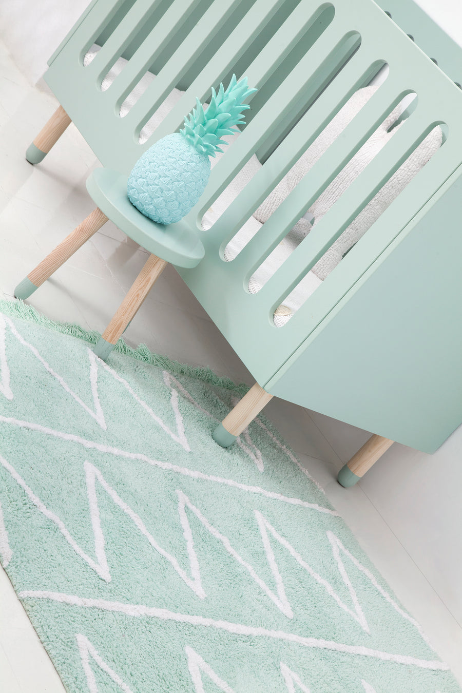 Hippy Mint washable rug - Lorena Canals