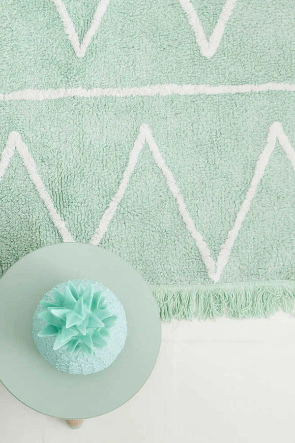 Hippy Mint washable rug - Lorena Canals