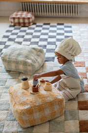 Kitchen Tiles Blue Sage washable rug - Lorena Canals 
