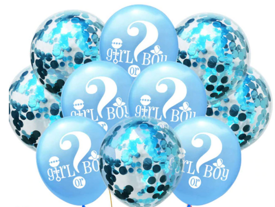 Ballonnen voor meisjes of jongens - Blauw