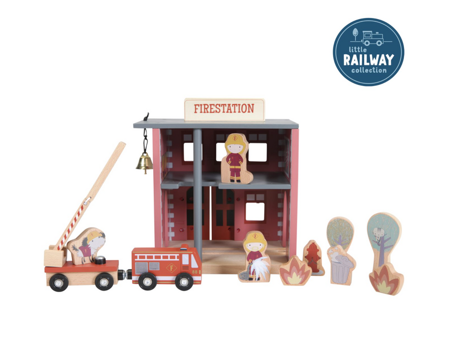 Caserne de pompiers | Circuit de train extension - Little Dutch