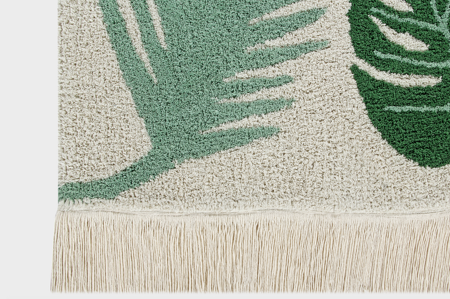 Tropical Green washable rug - Lorena Canals 