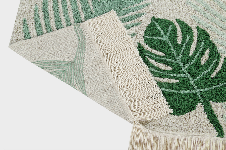 Tropical Green washable rug - Lorena Canals 