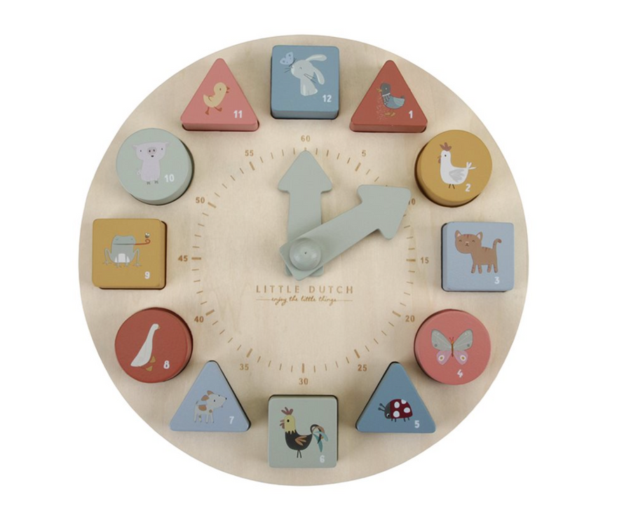Horloge Puzzle - Little Dutch