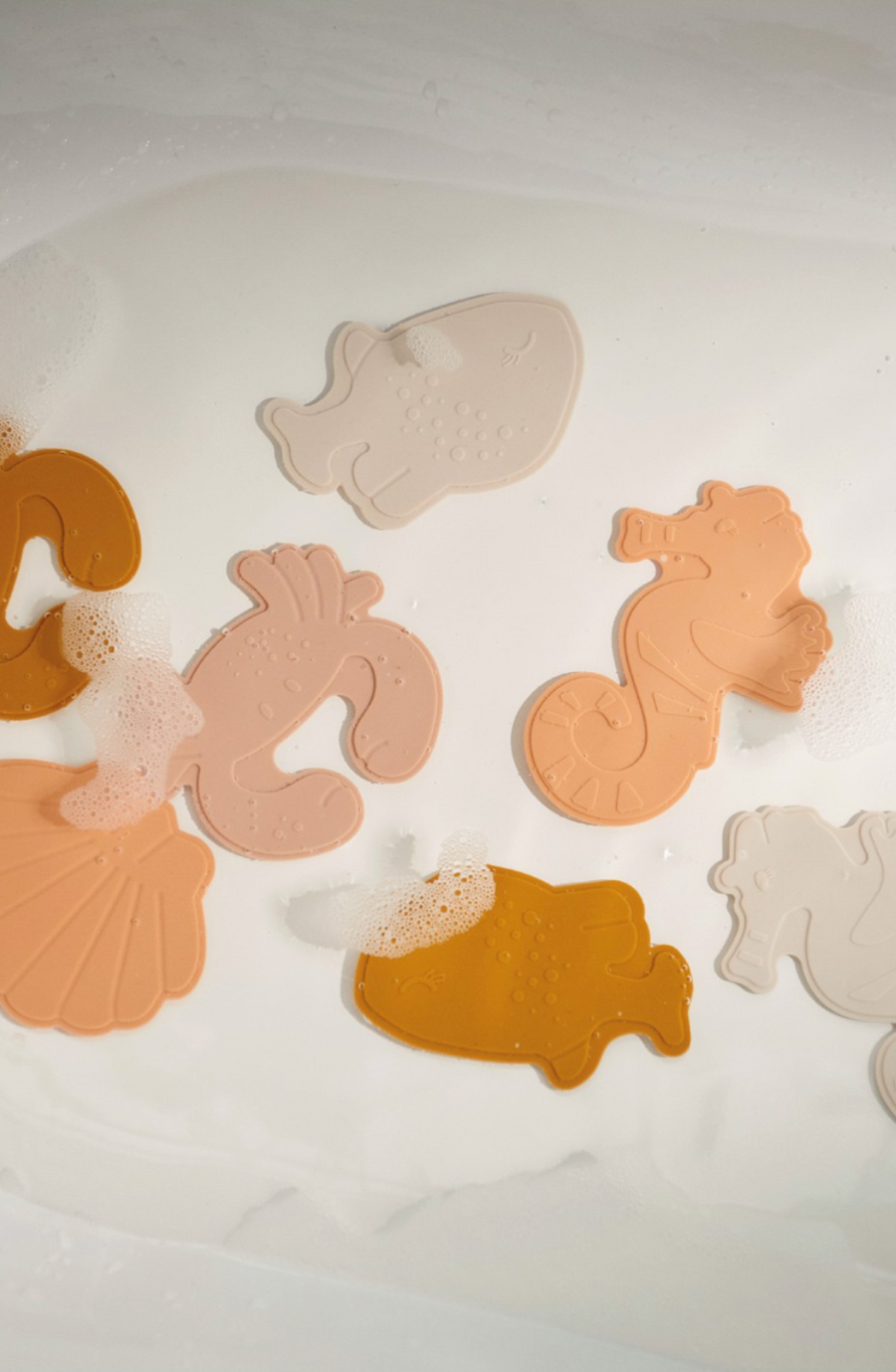 Ensemble de 8 jouets de bain Paola Mini | Sea creature / Mustard multi mix - Liewood