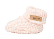 Pink Knit Baby Slippers - Little Dutch