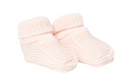 Pink Knit Baby Slippers - Little Dutch