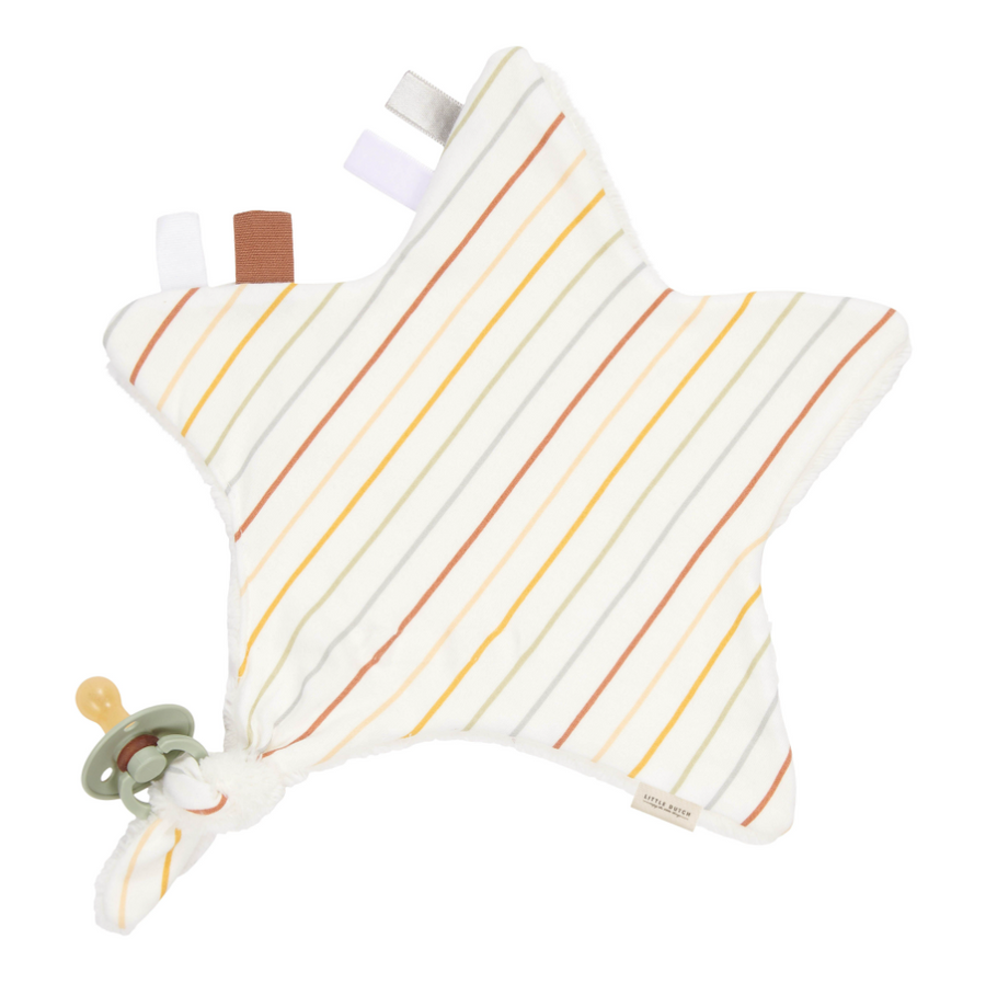 Vintage Sunny Stripes star comforter - Little Dutch