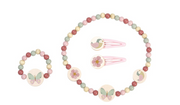Flowers &amp; Butterflies jewelry set - Little Dutch