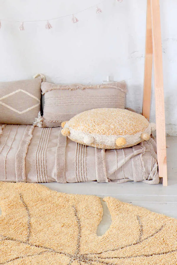 Bubbly Honey washable floor cushion - Lorena Canals
