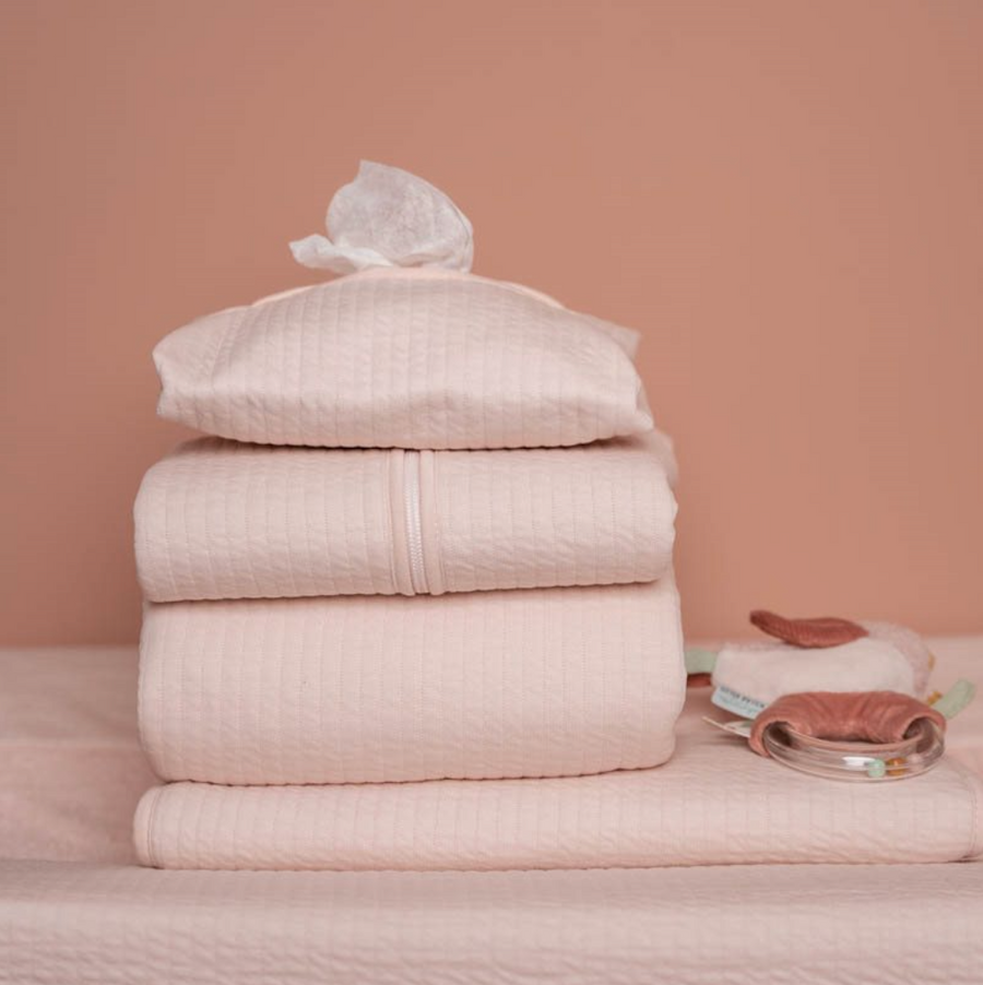Winter sleeping bag 70cm Pure Soft Pink - Little dutch