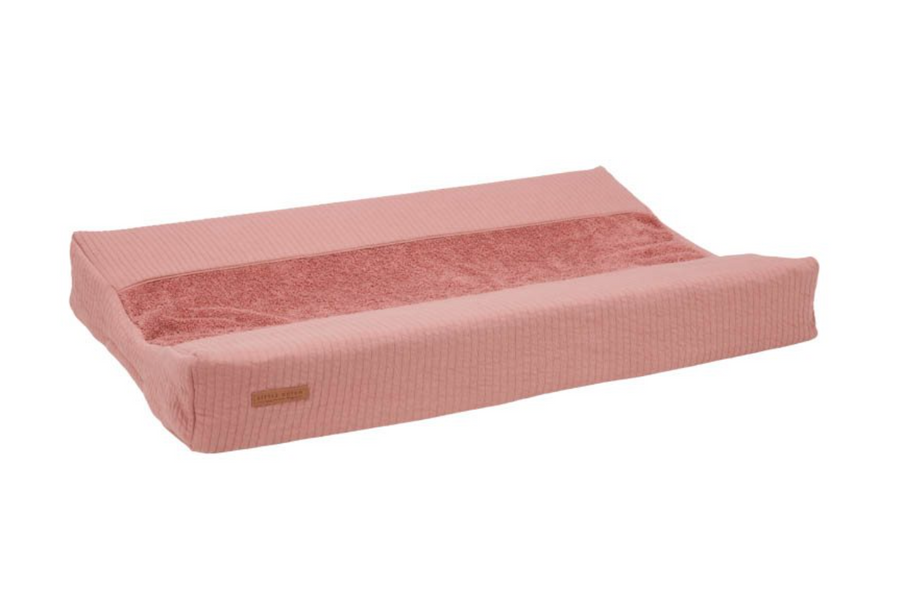 Pure Pink Blush changing mat cover - Little dutch