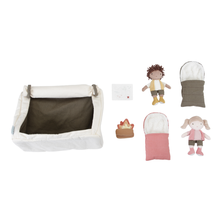 Camping game for Jake and Anna dolls - Little Dutch
