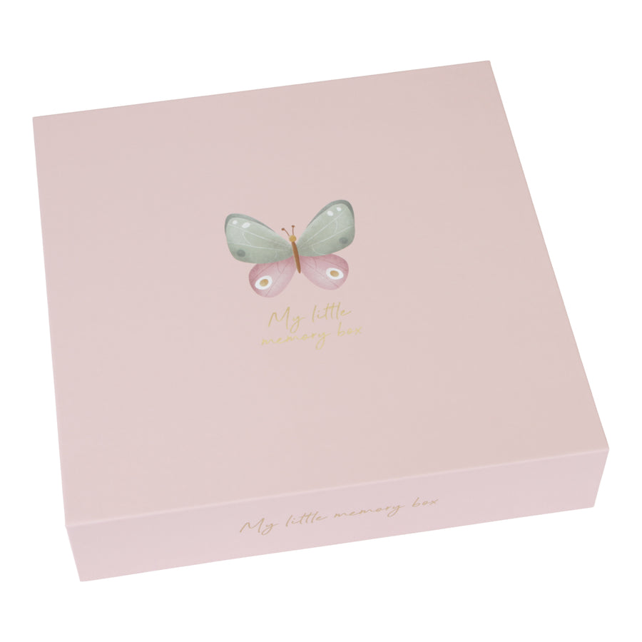 Flowers &amp; Butterflies birth keepsake box - Little Dutch 