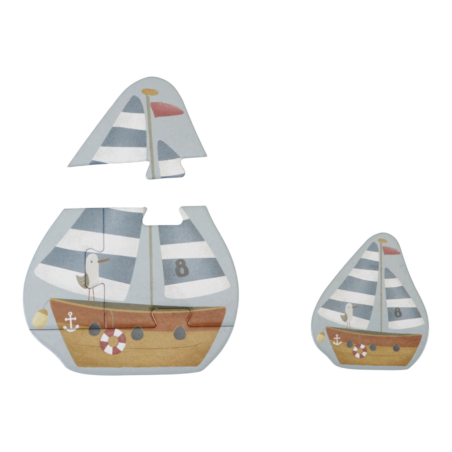 Puzzle de formes 6 en 1 Sailors Bay - Little Dutch