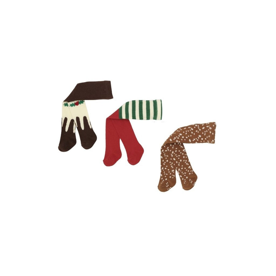 Pack of 3 Christmas tights - Konges Slojd 