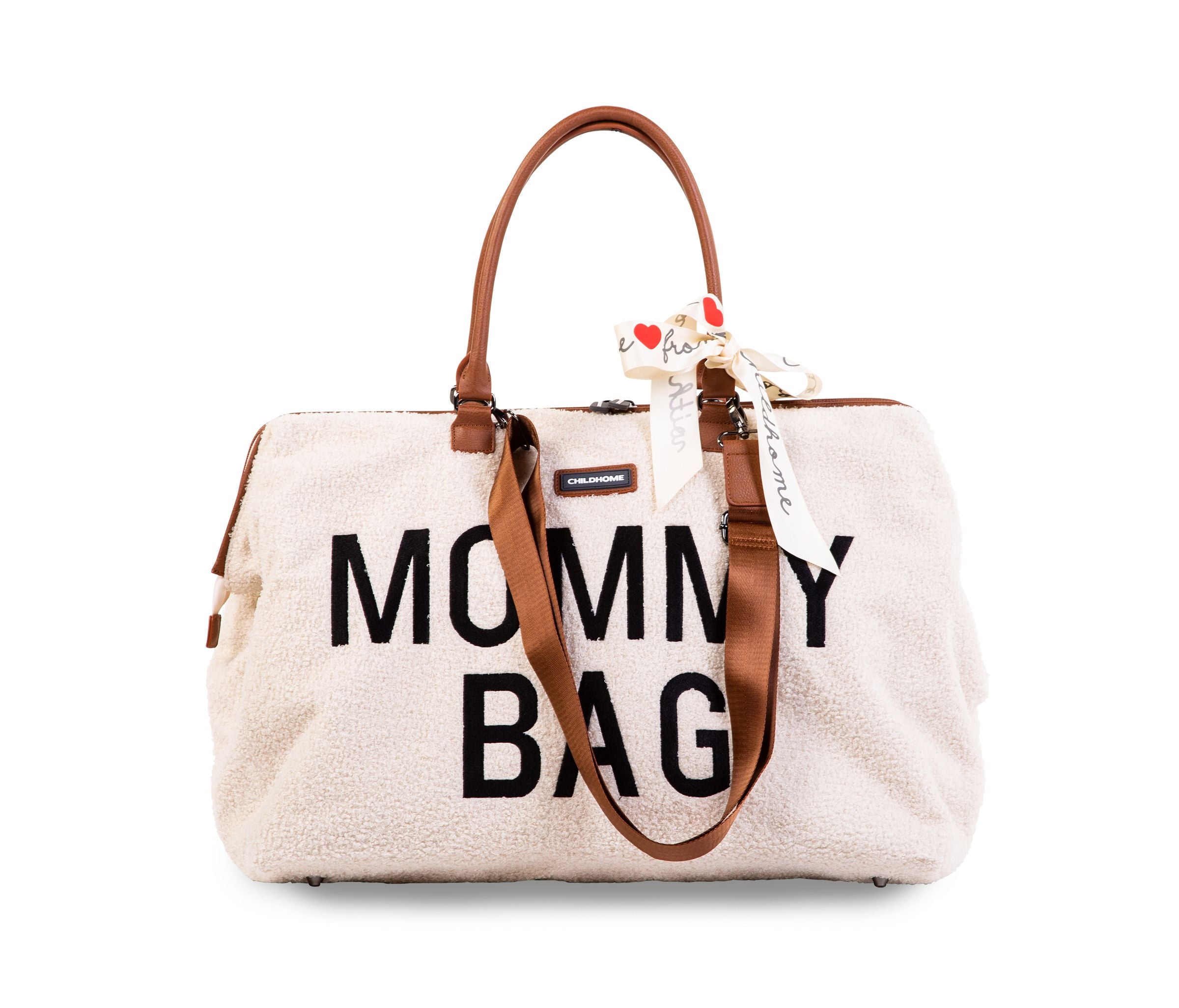 Mommy Bag Large Teddy Écru - Childhome