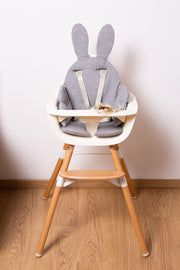 Coussin de chaise universel Lapin jersey Gris - Childhome