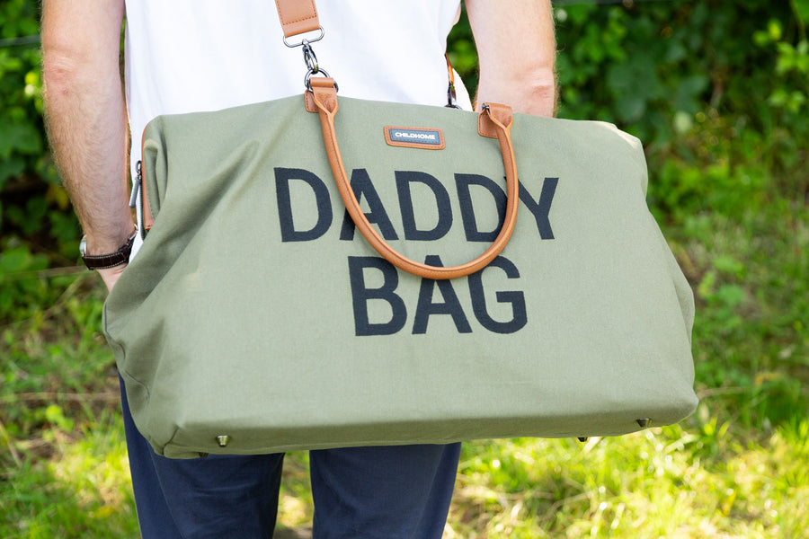 Daddy Bag changing bag Khaki Canvas - Childhome 