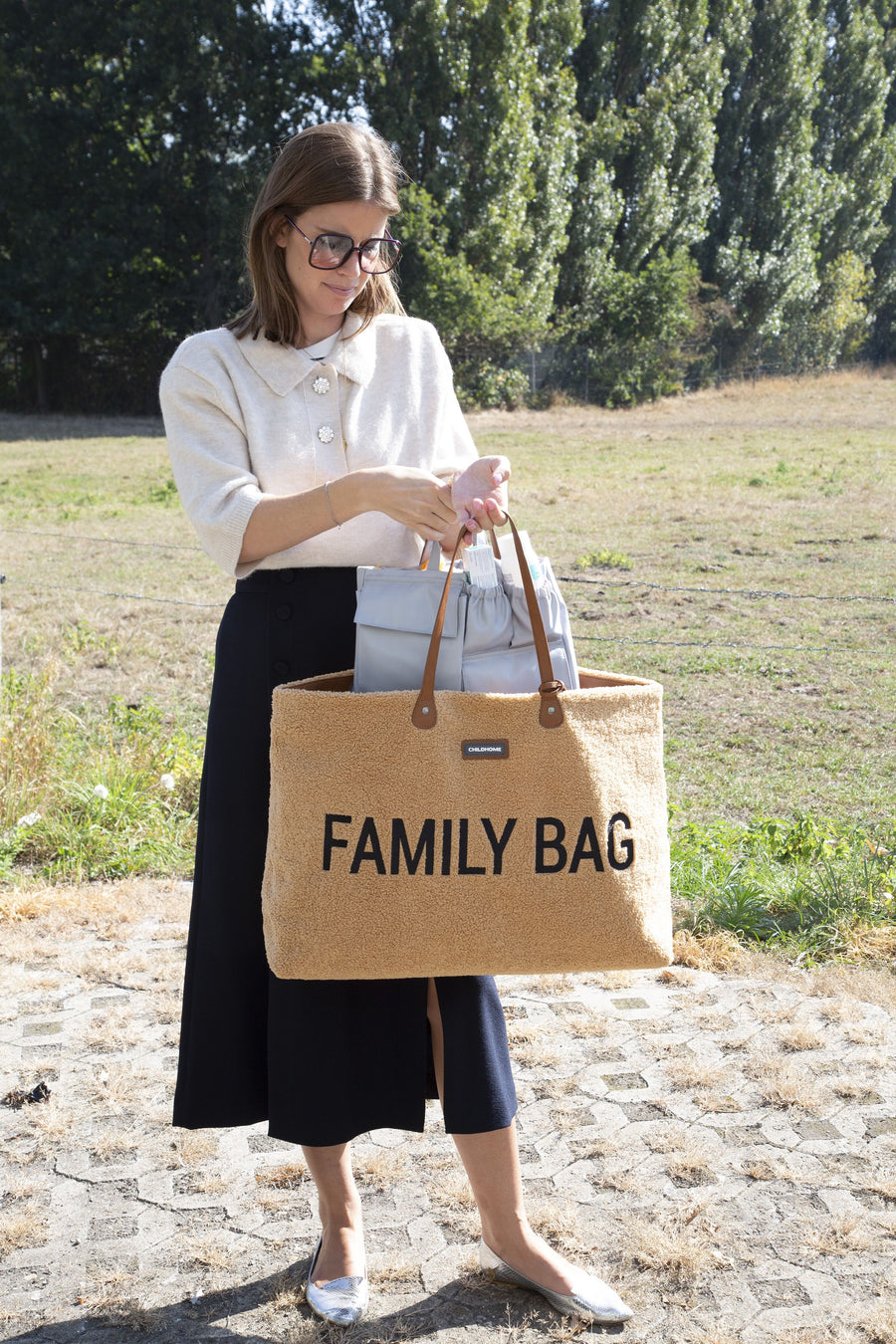 Family Bag changing bag Teddy Brown - Childhome 