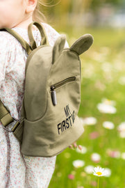 Backpack "My first bag" Khaki Canvas - Childhome
