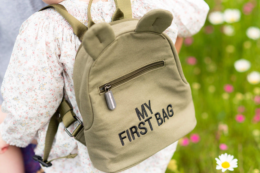 My First Bag Children's Backpack - Canvas - Khaki