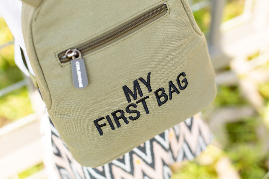 Sac à dos "My first bag" Toile Kaki - Childhome