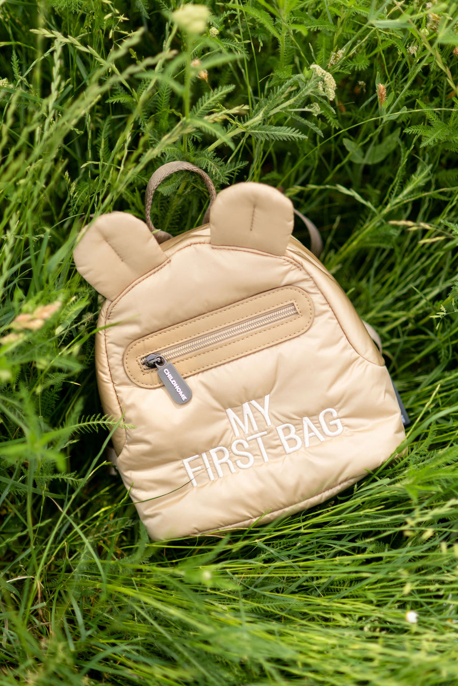 Sac à dos My first bag Matelassé Beige - Childhome – Comptoir des Kids
