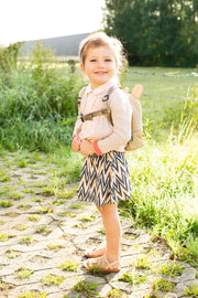 "My first bag" Quilted Beige Backpack - Childhome
