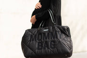 Mommy Bag Large - Quilted Black 
