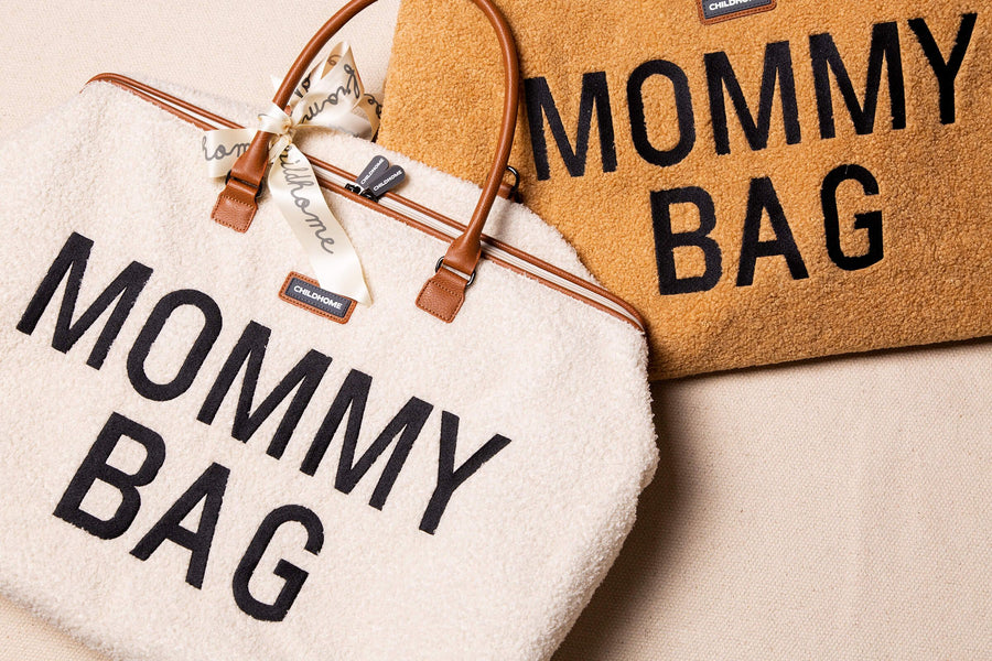 Mommy Bag Large Teddy Écru - Childhome