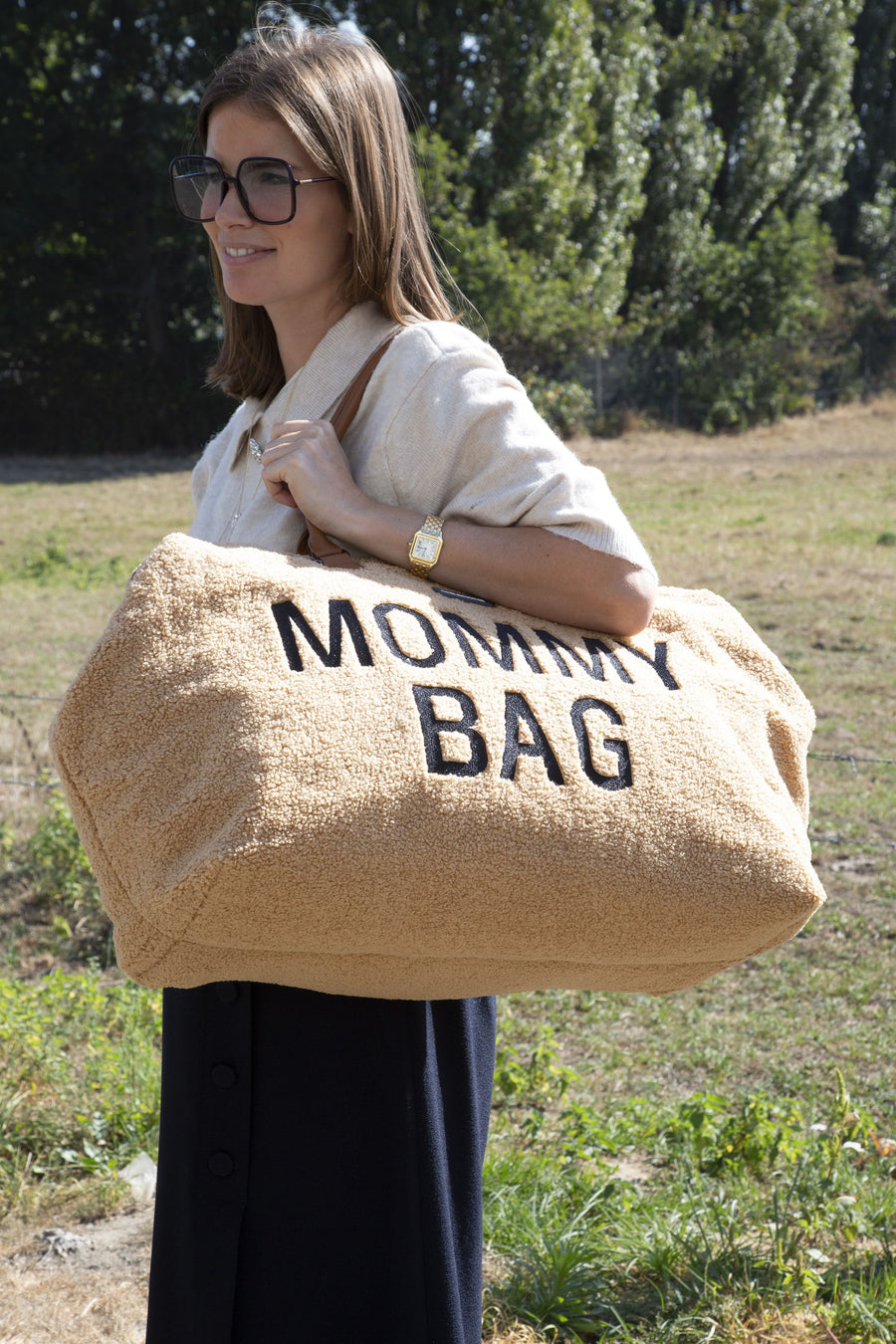 Mommy Bag Large - Teddy Brun