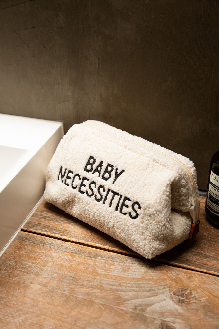 Baby Necessities Teddy Ecru toiletry bag - Childhome 