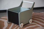 Mint wooden trolley / carrier - Childhome