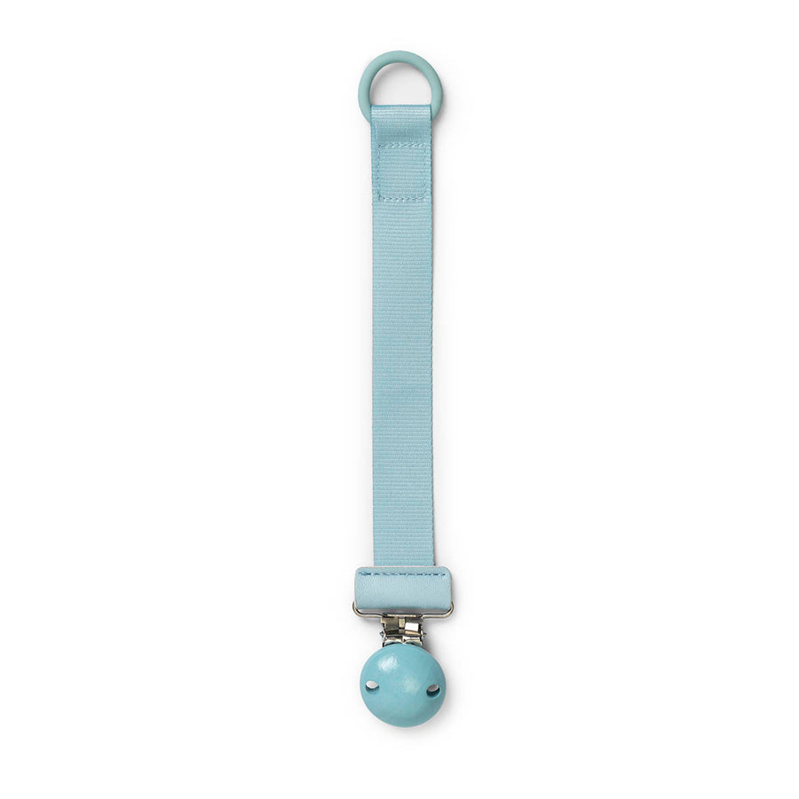 Aqua Turquoise wooden pacifier clip - Elodie details 