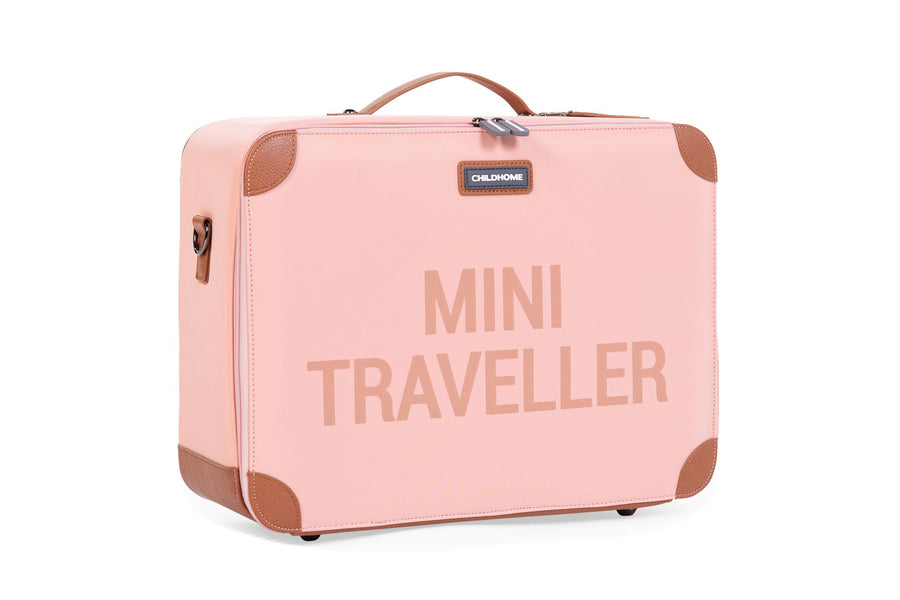 Mini Traveler children's suitcase Copper pink - Childhome 