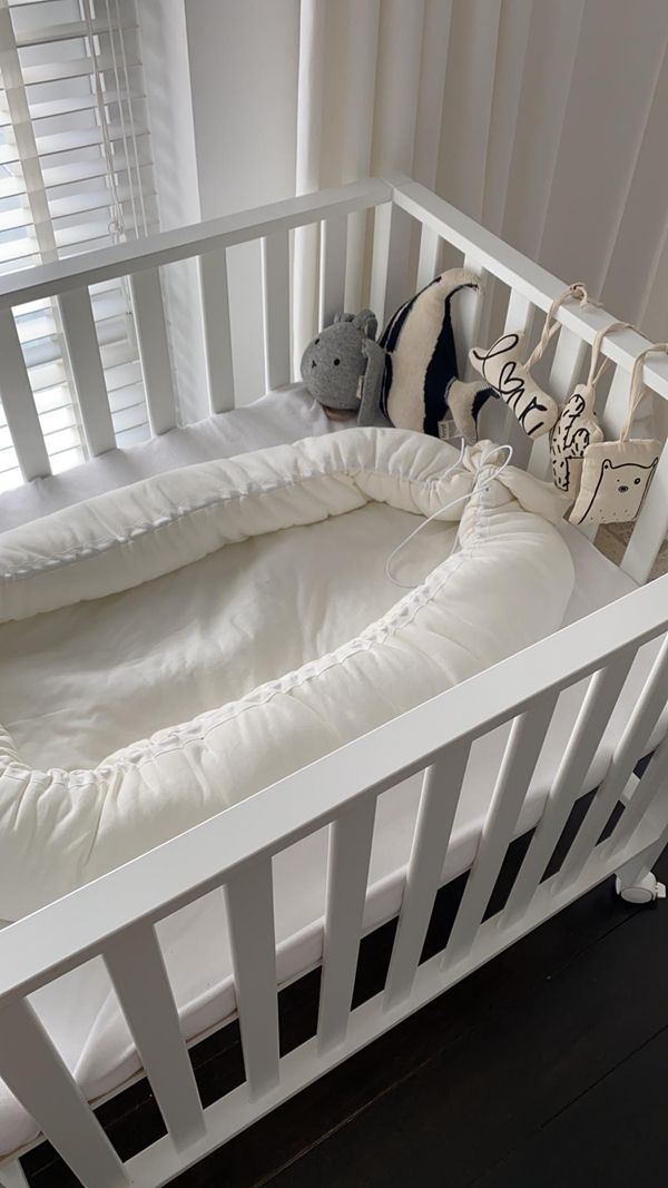 White clearance wooden playpen